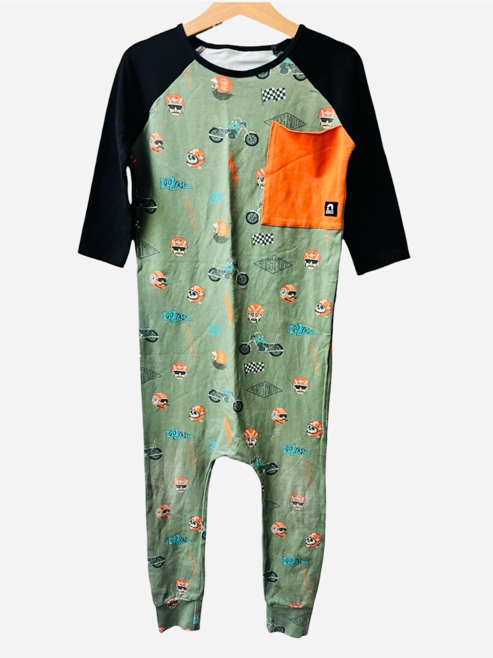 Rags | Kids Raglan-Sleeve Racing Romper